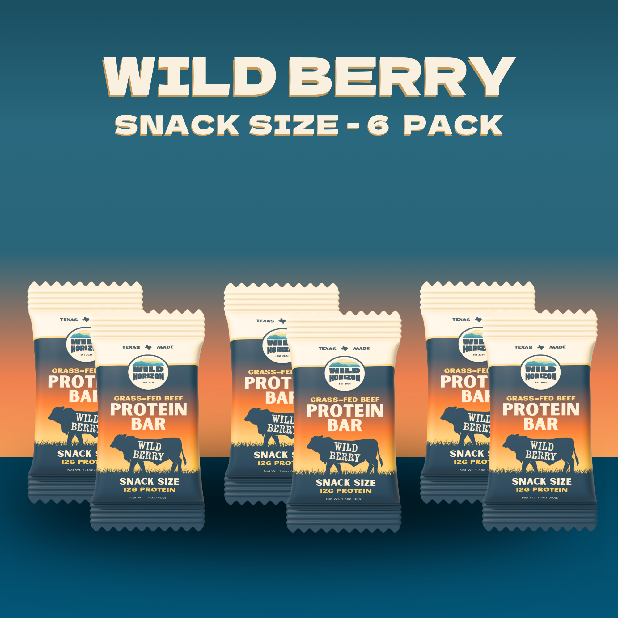 Wild Berry – 6 Bar Pack – Snack Size (PRESALE - SHIPS MAY 19)