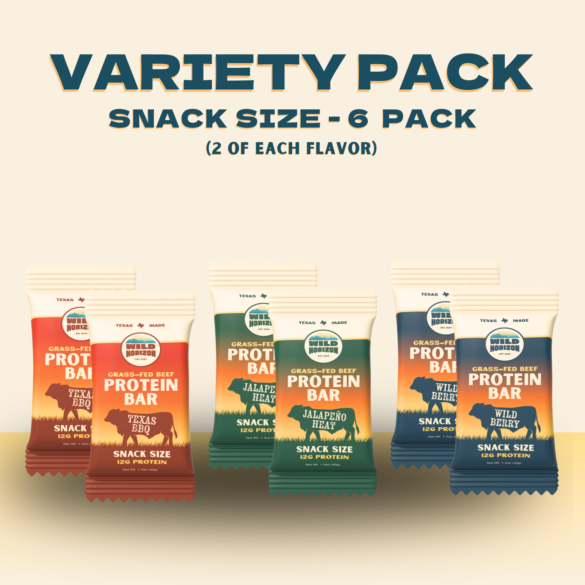 6 Bar Variety Pack - Snack Size (PRESALE - SHIPS MAY 19)
